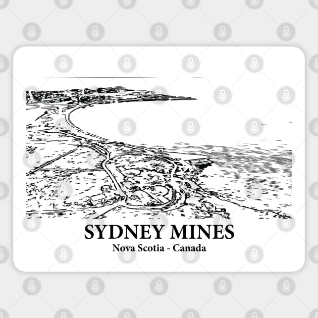 Sydney Mines - Nova Scotia Magnet by Lakeric